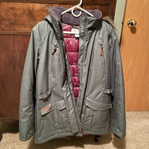 Columbia 550 TD Blue/Grey Winter Coat